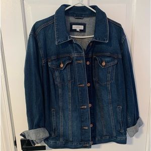 Loft-Denim Jacket in Authentic Dark Wash